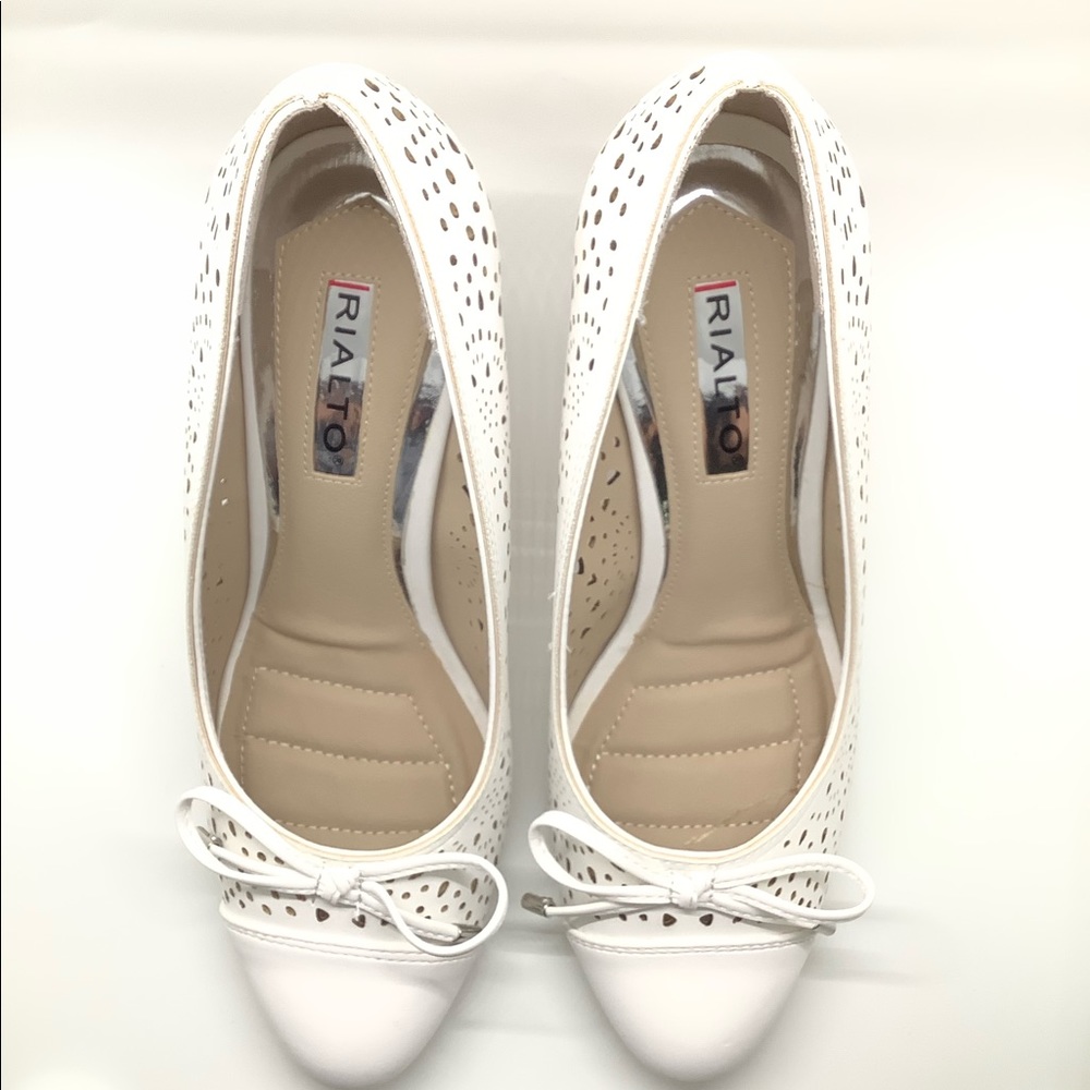 Rialto Cameka dress Wedges White - Picture 3 of 5